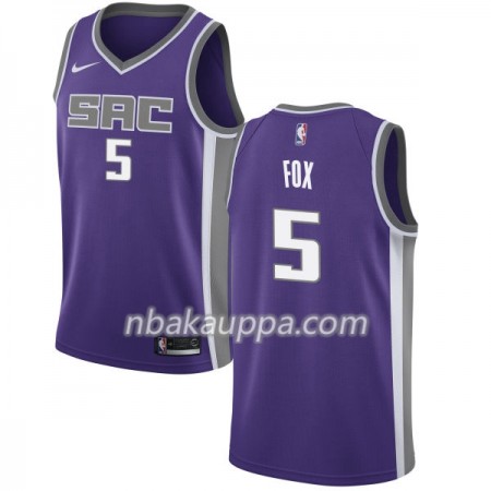 Sacramento Kings DeAaron Fox 5 Nike 2017-18 Violetti Pelipaidat Swingman - Miesten